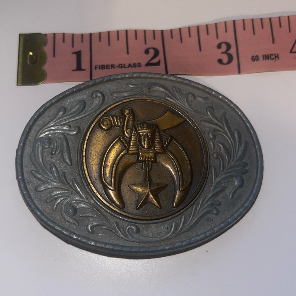 Vintage Masonic belt buckle